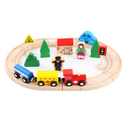 托马斯电动轨道火车磁性，小火车头木制轨道交通，玩具儿童益智玩具