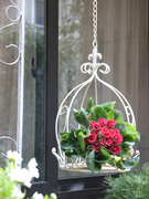 阳台花架悬挂吊篮壁户外铁艺，挂篮花园装饰布置室外吊兰挂式花盆架