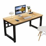 新时尚实木书桌电脑桌台式学生家用写字桌长方形组装工作台办公桌