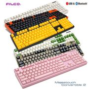 斐尔可FILCO圣手二代忍者104樱桃轴机械键盘双模蓝牙粉色奶酪绿