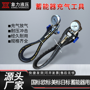 液压蓄能器CQJ-25剪板机充气工具 剪板机充氮工具 充气阀25Mp