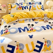 迪士尼纯棉床上四件套全棉儿童卡通床品宿舍三件套男被套床单床笠