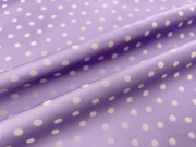 光泽丝滑 紫色色织小波点缎面醋酸混纺面料连衣裙旗袍衬衫布料DIY