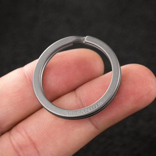 散装 钛合金高品质钥匙圈环创意个性汽车锁匙扣挂件DIY材料配件