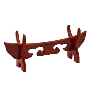 红木象牙架架宝架如意托架，牛角摆件架托底座，红木雕工艺品架子