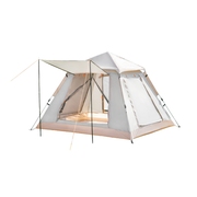 户外帐篷3-4人防风防水速开帐篷便携式冰钓露营帐篷房间室外郊游