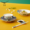 永丰源幸福满园饭碗/骨碟/小勺//味碟陶瓷餐具散件 安全包装