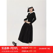 PEMPL 长袖针织衫女夏季空调衫极简轻薄双头拉链开衫防晒外套