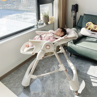 卡曼宝宝餐椅婴儿餐桌椅家用可坐躺多功能便携幼，儿童吃饭学坐椅子