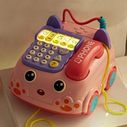 婴儿童玩具仿真电话机座机幼男女孩宝宝音乐手机益智早教1一岁2三