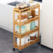 厨房可移动夹缝置物架，落地多层收纳架多功能，调料架生活用品储物架