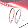 微镶戒指女时尚个性，钛钢玫瑰金尾戒小指环，网红情侣戒指