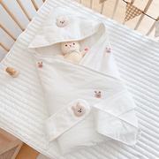 婴儿抱被夏款初生儿专用包被睡袋防惊跳纯棉宝宝产房包被外出襁褓