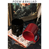 诗与歌经典马克杯复古陶瓷杯子大容量马克杯，早餐杯牛奶杯500ml