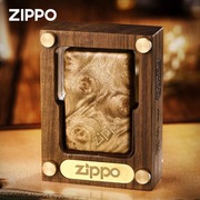 正版zippo打火机半世金樟礼盒装，煤油防风收藏男士礼物