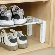伸缩杆置物鞋架鞋柜内可叠加分层多层鞋子收纳神器简易省空间架子