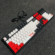 c104原厂cherry樱桃青轴红轴茶轴黑银轴主题，机械键盘游戏c87