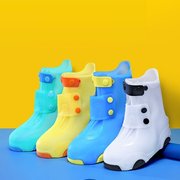 雨靴男孩雨鞋套男童防雨水小女孩下雨天用的透明套鞋防滑耐磨厚底