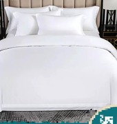 纯白色宾馆床上用品四件套酒店，民宿专用被子枕芯，床垫套装旅馆拆洗