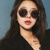 墨镜女2022韩版潮圆框偏光太阳镜女显瘦小脸防晒防紫外线眼镜