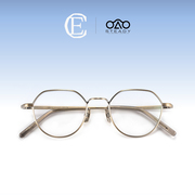 STEADY眼镜男女日本手工眼镜架纯钛眼镜框可配近视镜光学镜STD-96