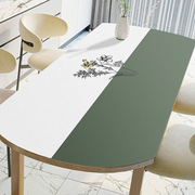 急速硅胶桌垫弧形，椭圆餐桌布长方形防水防油免洗防烫茶几