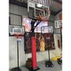 标准篮球板投篮球，框固定式地埋标准型篮球架，地埋升降式篮球架
