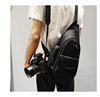 适用于佳能单反相机包尼康数码摄影包单肩斜跨休闲户外三角包胸包