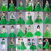 六一儿童演出公主裙蓬蓬裙绿色，纱裙幼儿园男女童，舞蹈大合唱表演服