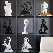 创意雕塑沉默是金工艺品办公室客厅艺术品摆设简约现代装饰品摆件