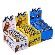 x-5夹心巧克力棒  三口味各一盒 共72支（代可可脂）