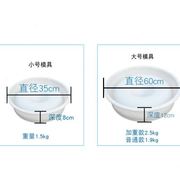 仔猪圆形补料槽模具加厚小猪食槽模具水泥猪槽模具塑料养猪用设备