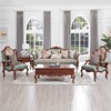 美式实木沙发客厅真皮沙发，组合别墅奢华家具，欧式雕花大户型沙发