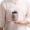 粗陶陶瓷茶叶罐多色可选多功能密封梅兰竹菊茶叶罐