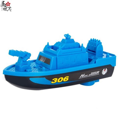 儿童海盗帆船可下水仿真轮船模型电动小船快艇男孩戏水洗澡玩具