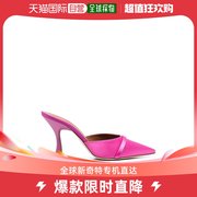 香港直邮malonesouliers女士，鞋跟粉色高跟鞋