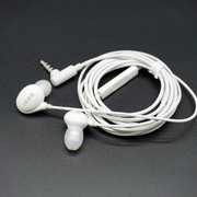 裸装白色入耳式耳机带麦线控支持通话手机配机版耳麦适合小耳洞
