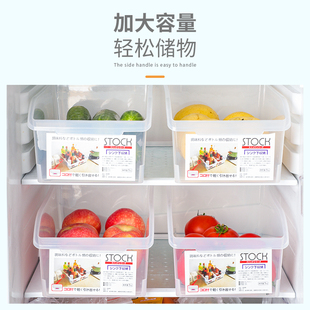冰箱收纳盒冷冻水果蔬菜冷藏厨房用分类装菜保鲜盒大容量整理神器
