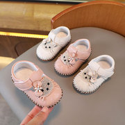 女宝宝公主鞋春秋软底，婴儿鞋0-1一岁2小童，学步鞋女童鞋子单鞋