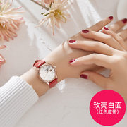 外贸单日历(单日历)士手表，潮皮带简约全自动机械手表手表品牌瑞士女
