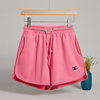 粉色运动短裤女士2023年夏季外穿小个子高腰纯棉打底裤子