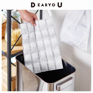 dearyou日本进口厨房垃圾桶，消臭垫除异味，活性炭湿垃圾除味剂2枚入