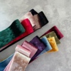 韩国进口复古光泽丝绒，布料织带手工diy饰品发夹，蝴蝶结发箍制制作