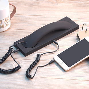 iphone华为vivo通用耳机，耳麦电话座机手机，电话听筒话筒