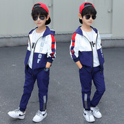 童装男童春装套装2022儿童两件套中大童洋气春秋男孩运动韩版