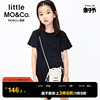 little moco童装夏装女童短袖纯棉连衣裙儿童裙子夏天小女孩夏季