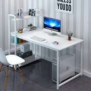 电脑台式简约桌子卧室书柜书桌书架组合办公室桌写字台桌家用桌子