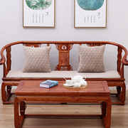 实木沙发垫防滑简约中式红木家具坐垫椅子垫毛绒，海绵垫子四季通用