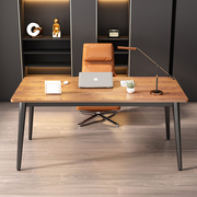 简易电脑桌钢木书桌办公桌简约现代双人经济型台式桌子家用写字台