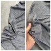 灰色真丝加棉针织面料丝光感双面可用亲肤柔软定制T恤打底衫布料